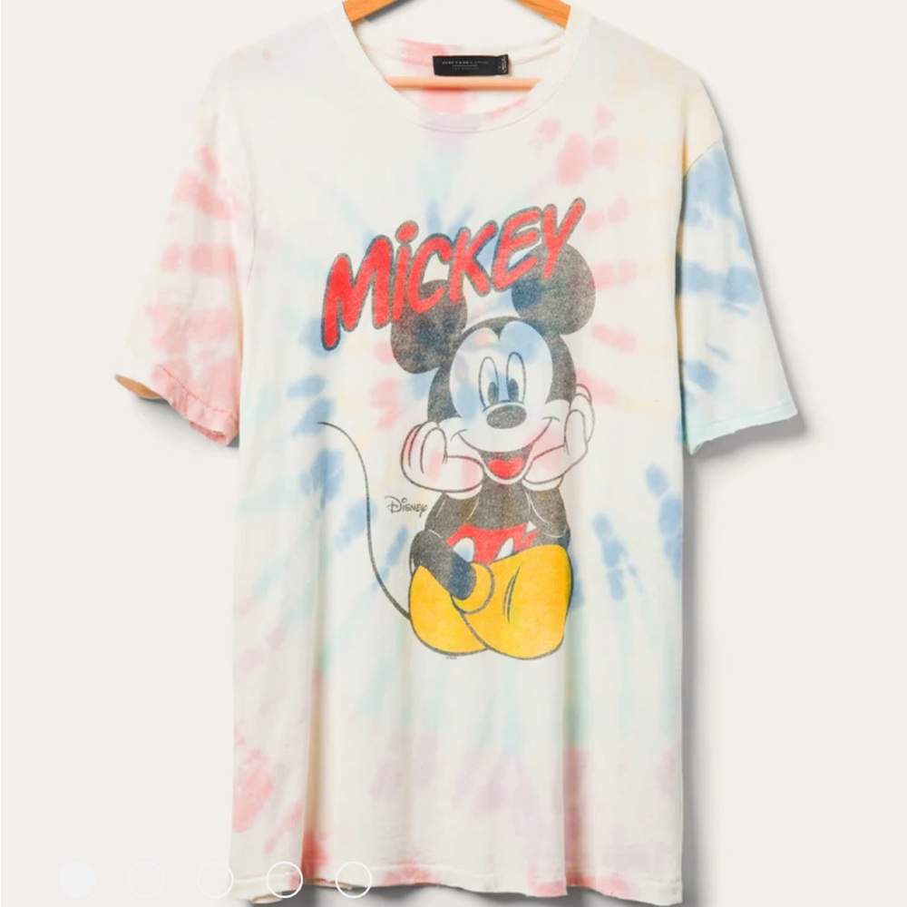 Junk food Tie Dye Mickey Mouse Tee